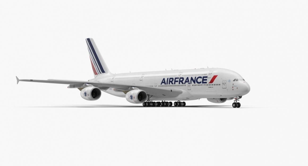 Airbus A380-1000 Air France 3D